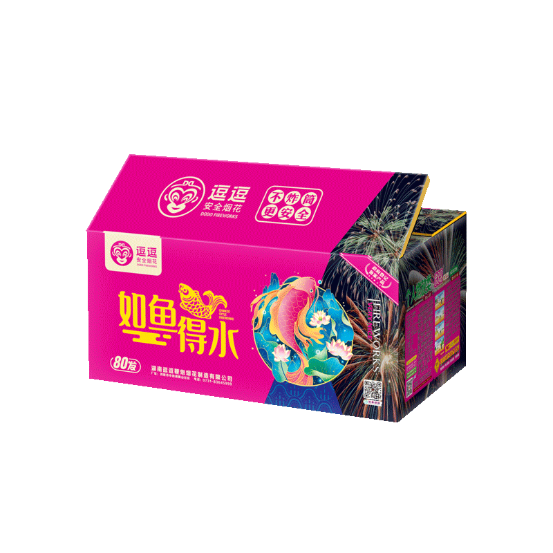 哈尔滨夜景烟花